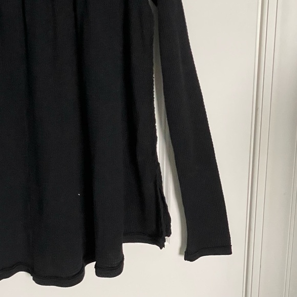 Free People We the Free Kai Thermal Henley Top black 47118 - Picture 11 of 15